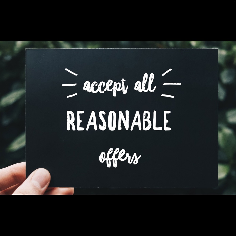 Accept all reasonable offer!!!